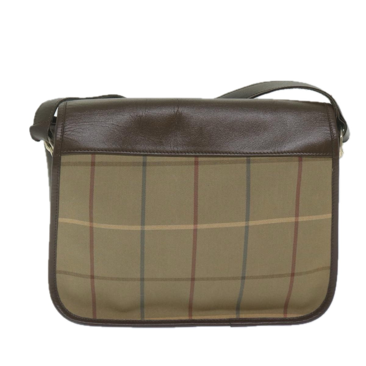 Burberry Luxury ss Nova Check Shoulder Bag Auth Th4326 Canvas Brown