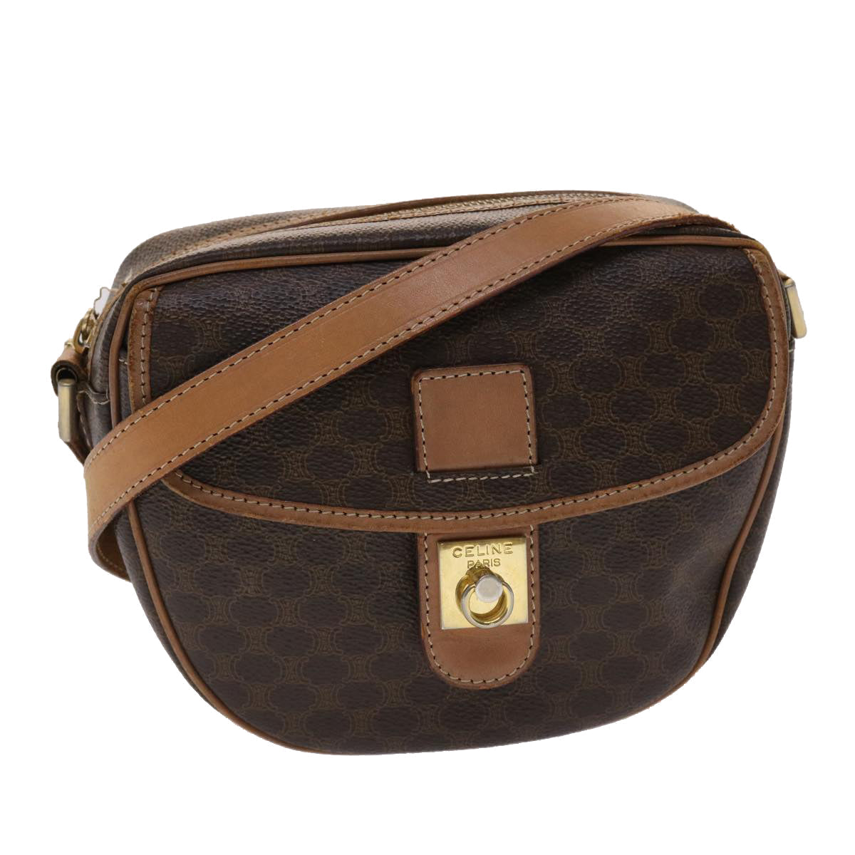Luxury Macadam Shoulder Bag Pvc Rd Leather Canvas