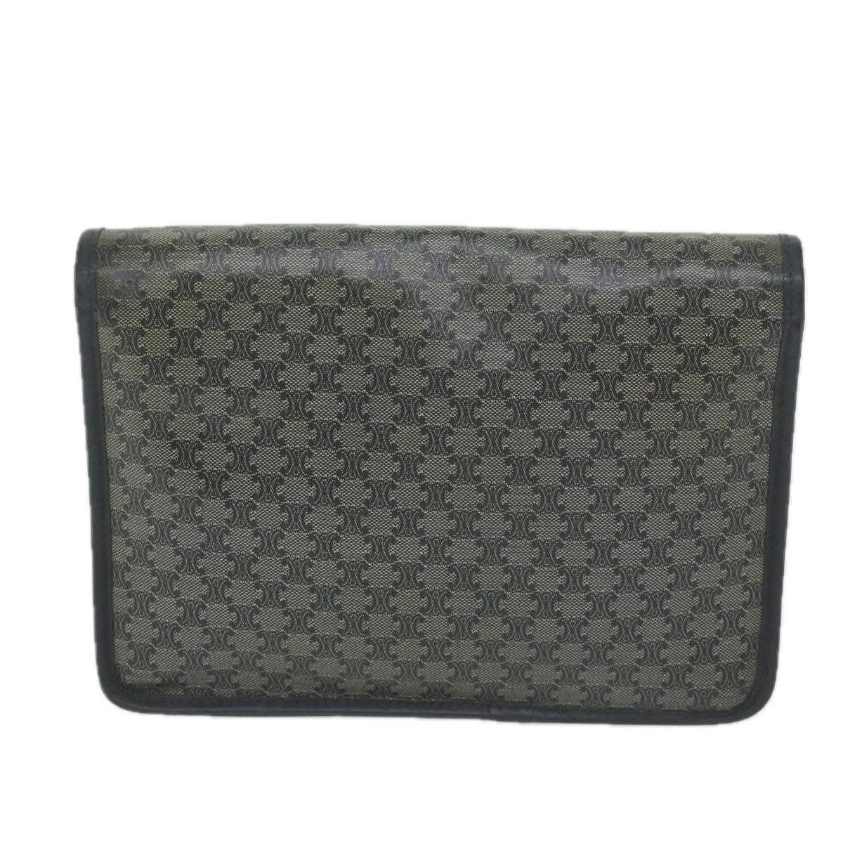 Luxury Macadam Shoulder Bag Coated Navy Ti Canvas