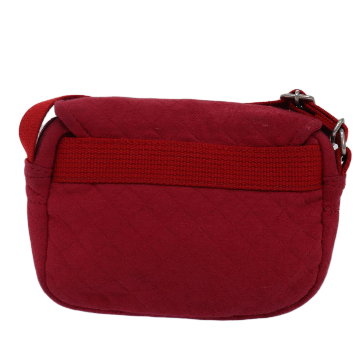 Burberry Luxury Shoulder Bag Auth Ti1749 Canvas Red