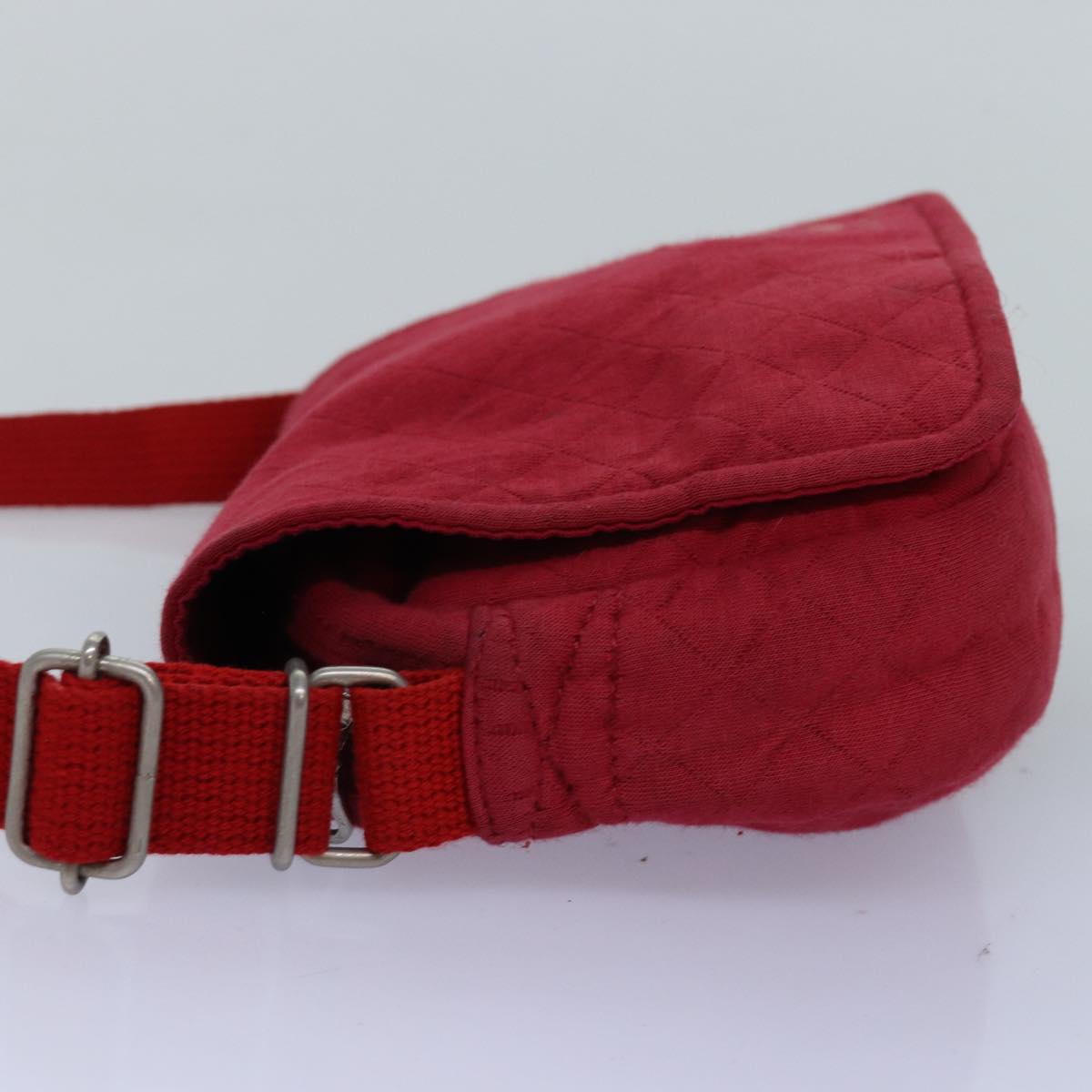 Burberry Luxury Shoulder Bag Auth Ti1749 Canvas Red