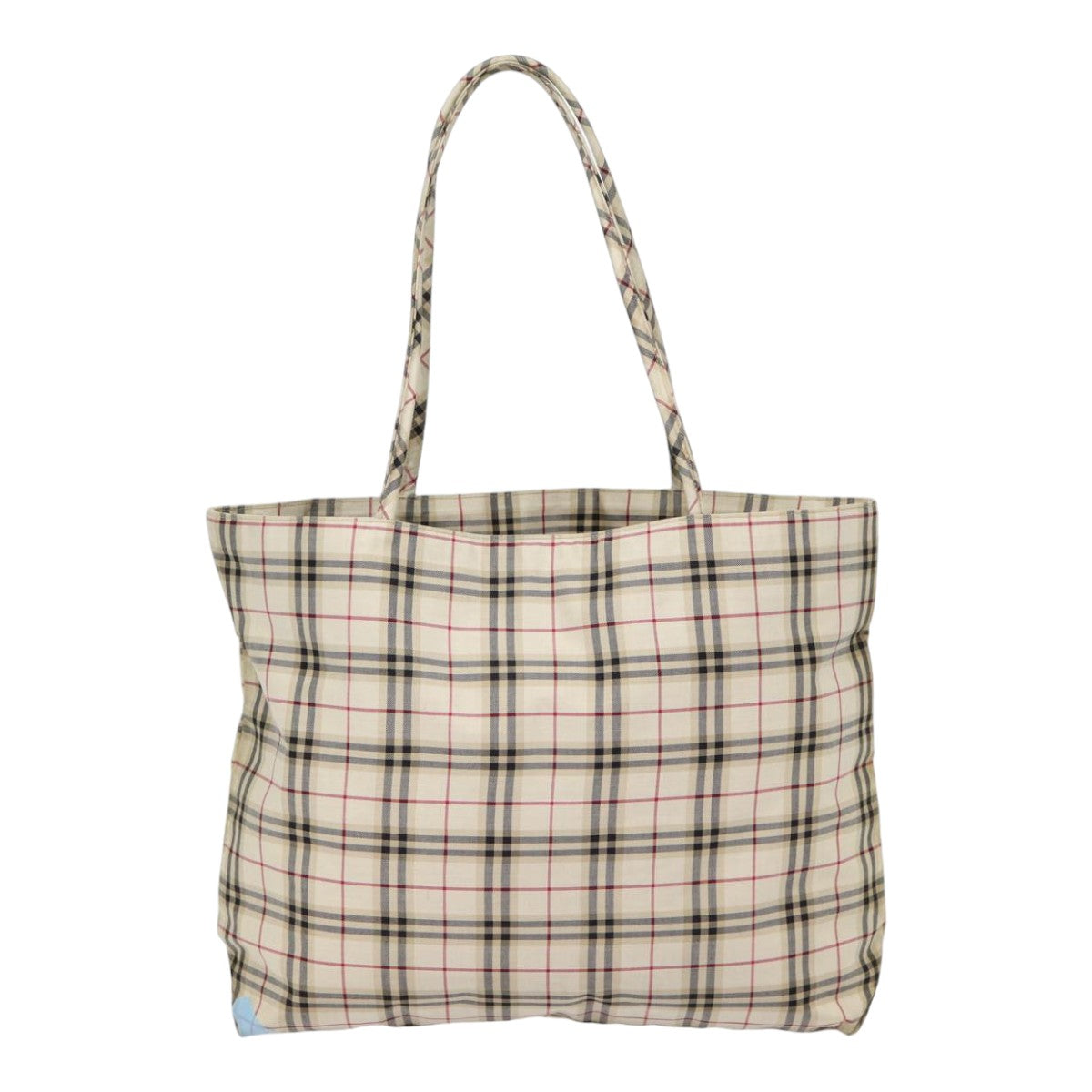Burberry Luxury Nova Check Tote Bag Auth Ti2000 Canvas Beige