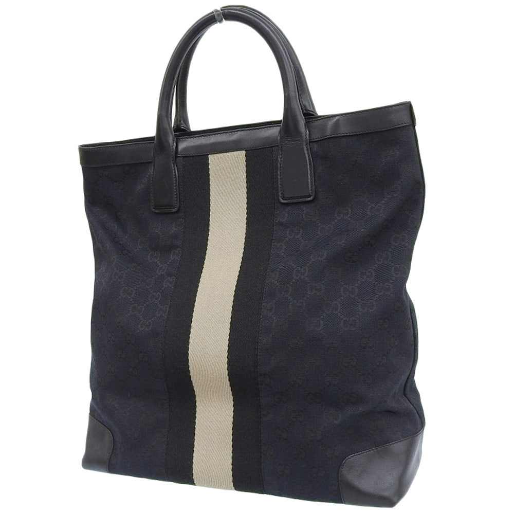 Gucci Handbag Tote Leather Canvas Tote Bag