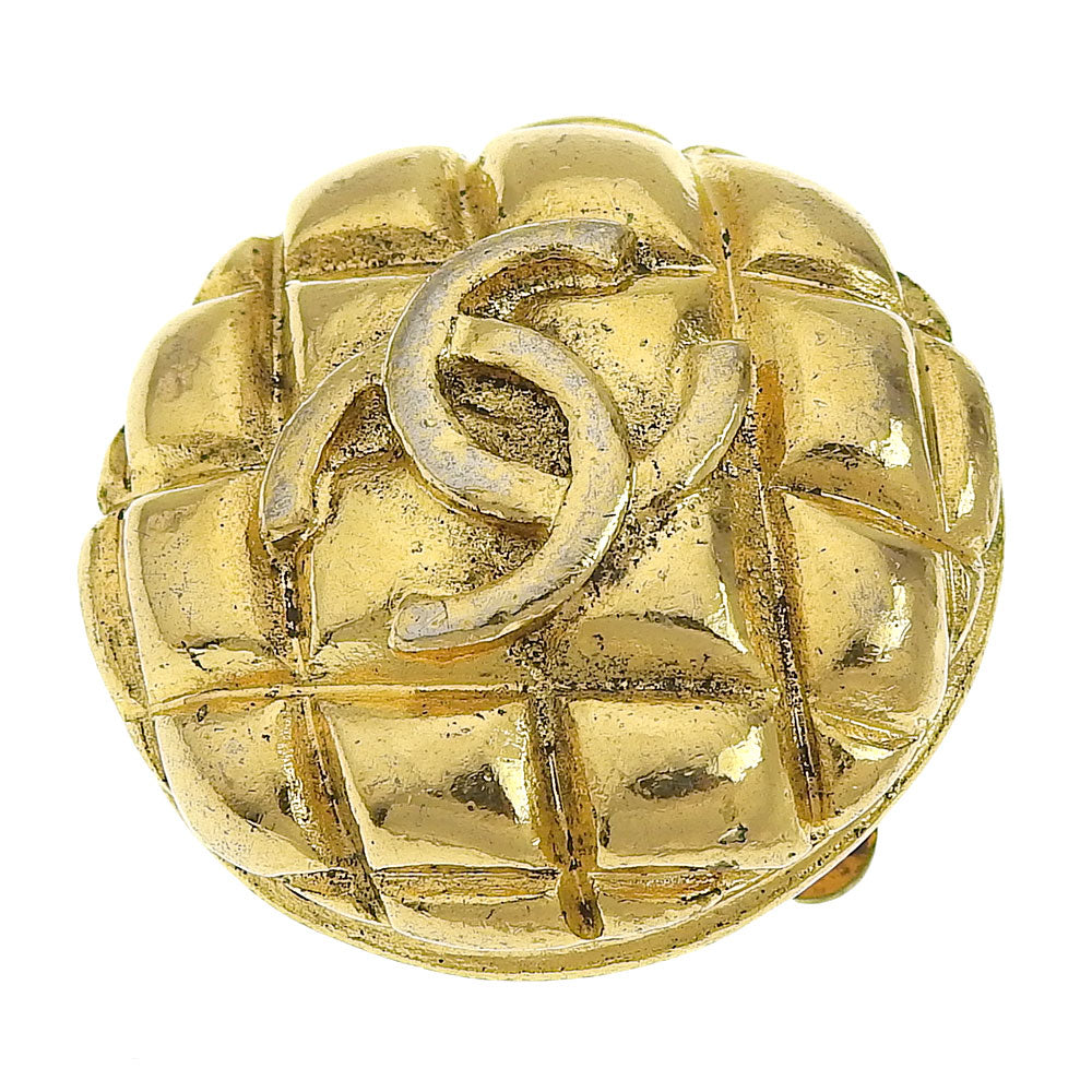 Chanel Coco Mark Logo Matelasse   Earrings