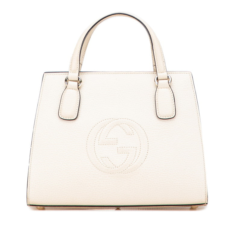 Gucci Soho Interlocking Handbag Leather Travel Bag