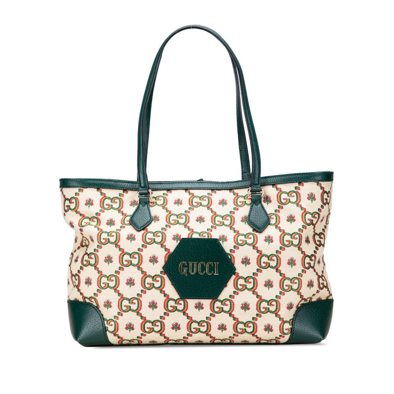 Gucci Ophidia Tote Bag Limited Leather Canvas