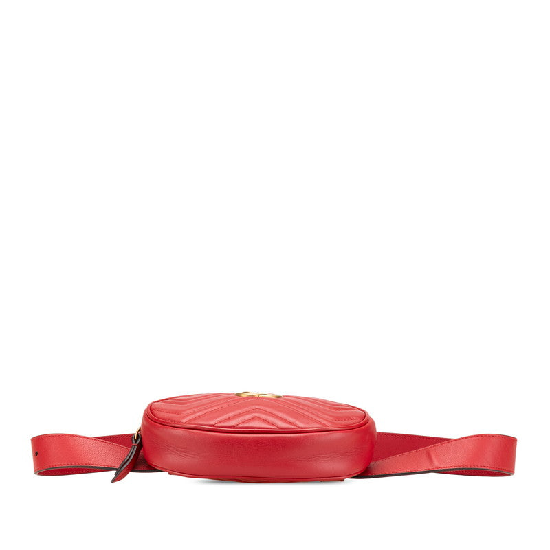 Gucci Marmont Waist Bag Leather Travel Bag