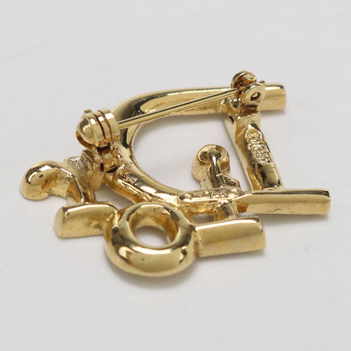 Dior Brooch Other Accessories Plated,Rhinestone Women Handbag Gold Logo Travel Bag