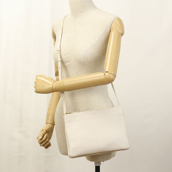 Shoulder Bag Trio Crossbody Bag Off Women Leather White