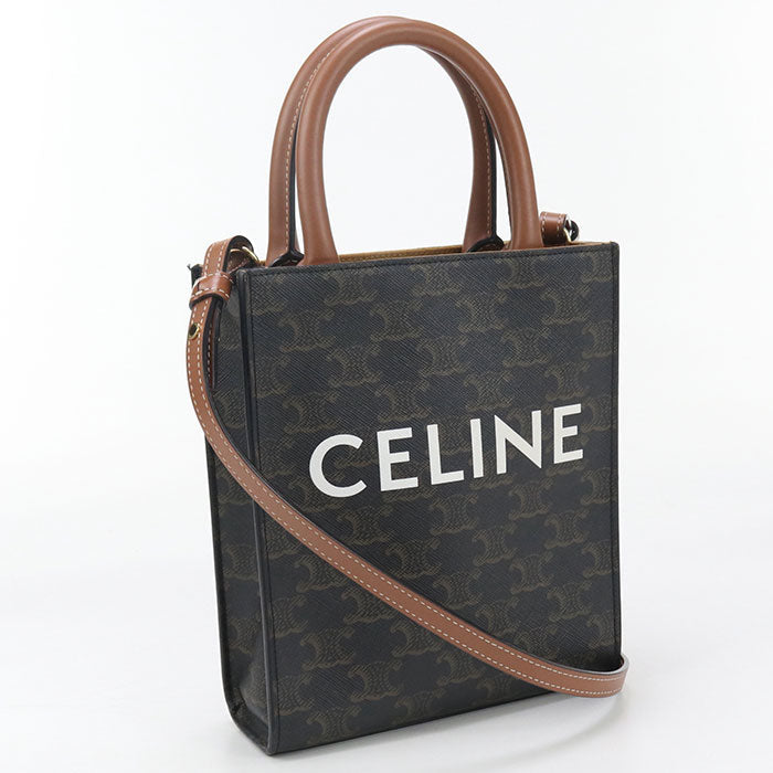 Mini Vertical Hippopotamus Triomphe Handbag Women Leather Canvas Travel Bag