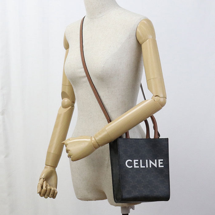 Mini Vertical Hippopotamus Triomphe Handbag Women Leather Canvas Travel Bag