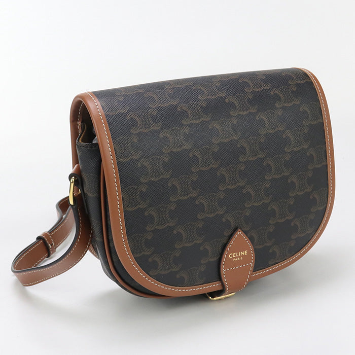Bzj Lu Falco Triomphe Diagonal Bag Women Canvas Brown Travel Bag