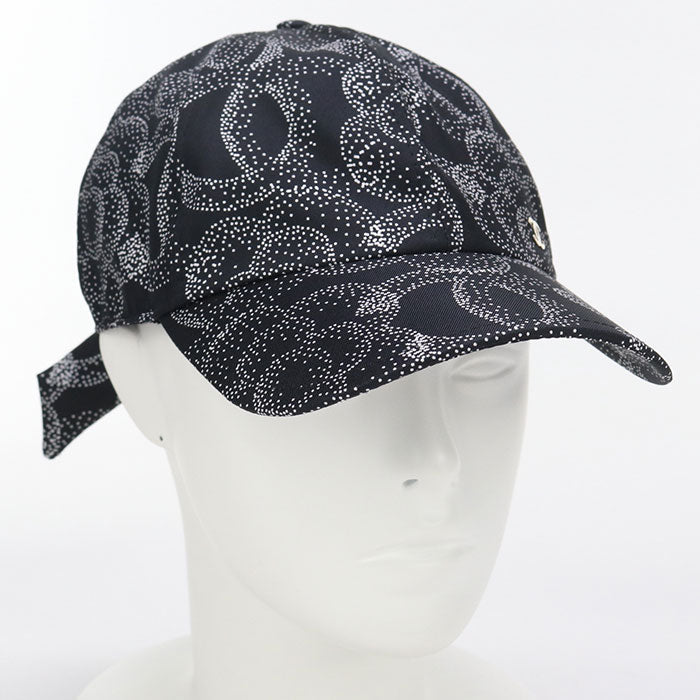 Chanel Camelia cap silk Black Hat
