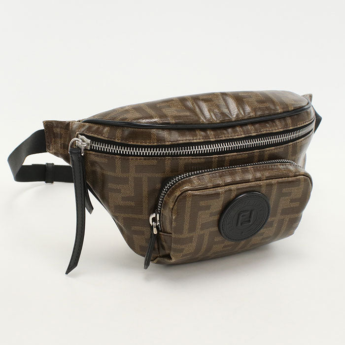 Fendi 7Va446 Body Bag Zucca Belt Bag Crossbody Bag Brown