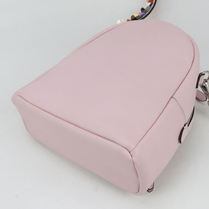 Fendi 8Bt281 2Way Shoulder Bag Women Leather Pink