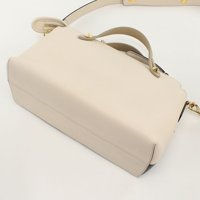 Fendi 8Bl124 By The Way Mediumbugs Monster Eye Handbag Beige Travel Bag