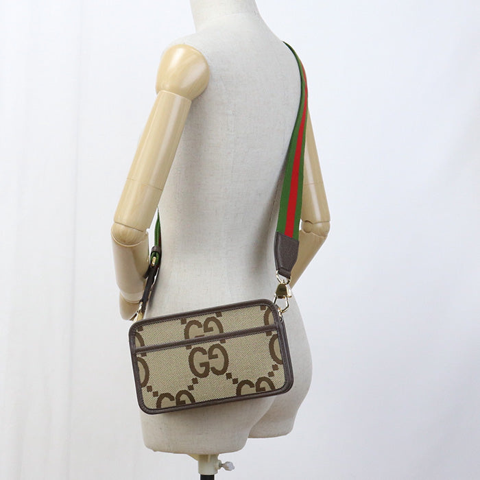 Gucci begie Canvas Mini Shoulder Bag