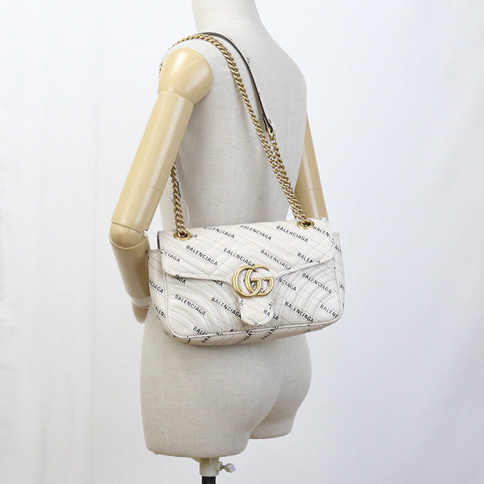 Gucci ivory Leather Small Shoulder Bag
