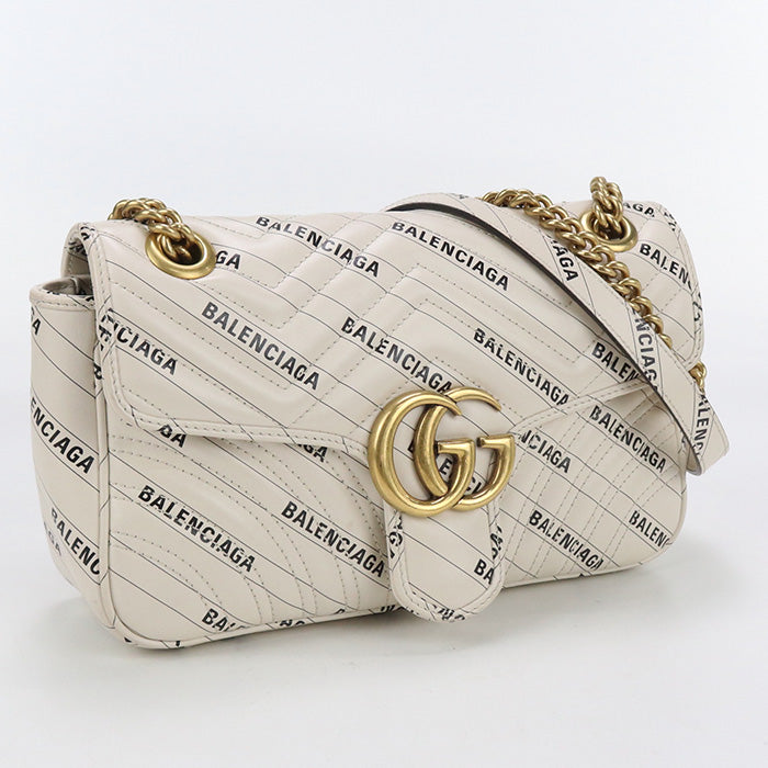 Gucci ivory Leather Small Shoulder Bag