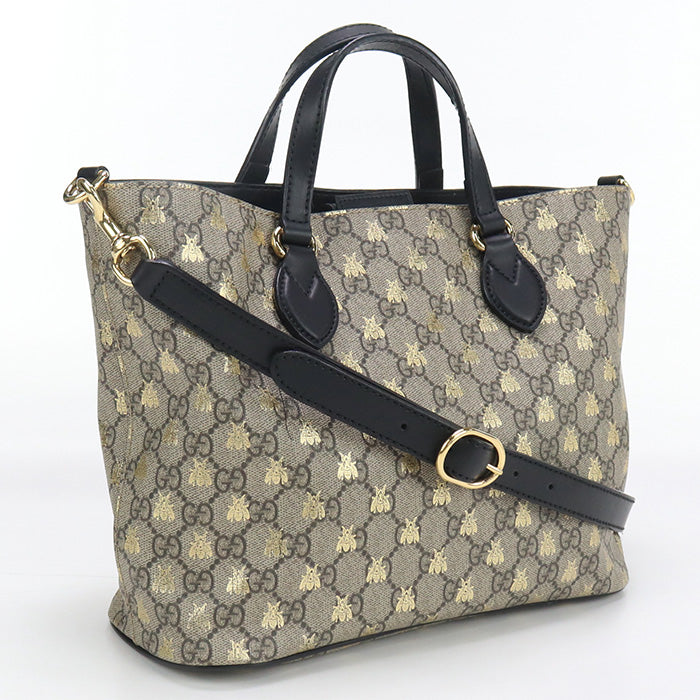 Gucci 2WAYTote GG Supreme Be Beige Tote Bag