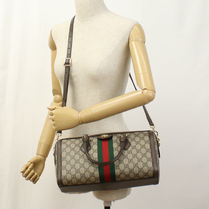 Gucci Ofidia 2WAY Boston GG Supreme Canvas Multicolor Mini Travel Bag
