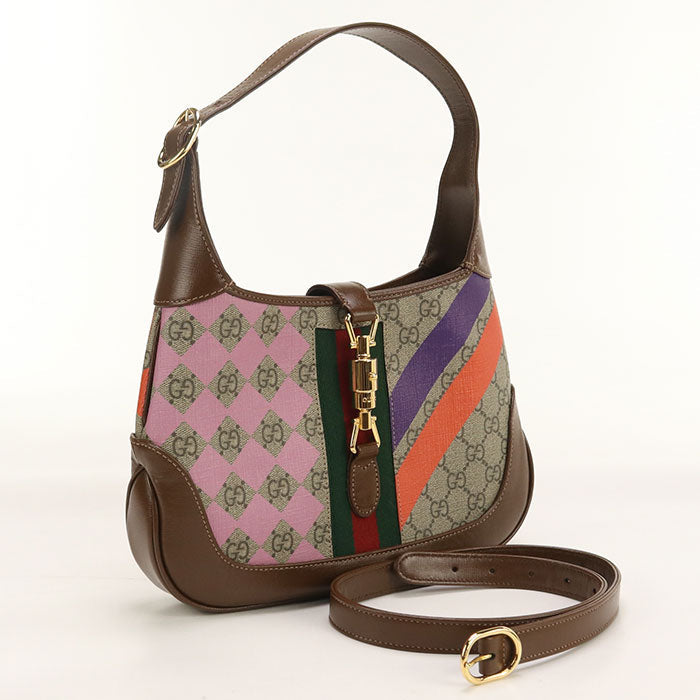 Gucci Jackie GG Supreme Multicolor Medium Shoulder Bag