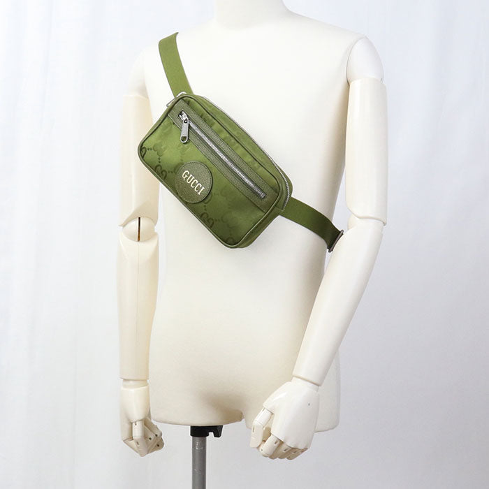 Gucci Off grid body Nylon Green Belt