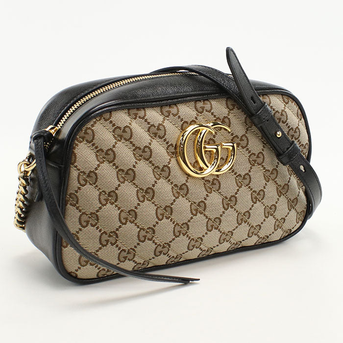Gucci camera GG Marmont Diagonal Beige Small Crossbody Bag