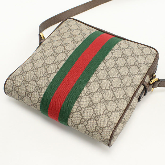 Gucci Ofidia Diagonal GG Supreme unisex Beige Small Shoulder Bag