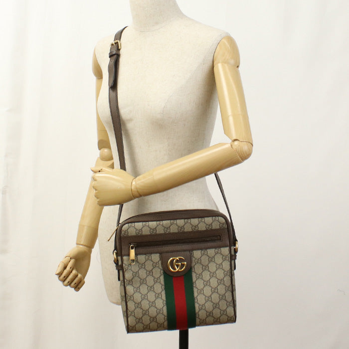 Gucci Ofidia Diagonal GG Supreme unisex Beige Small Shoulder Bag