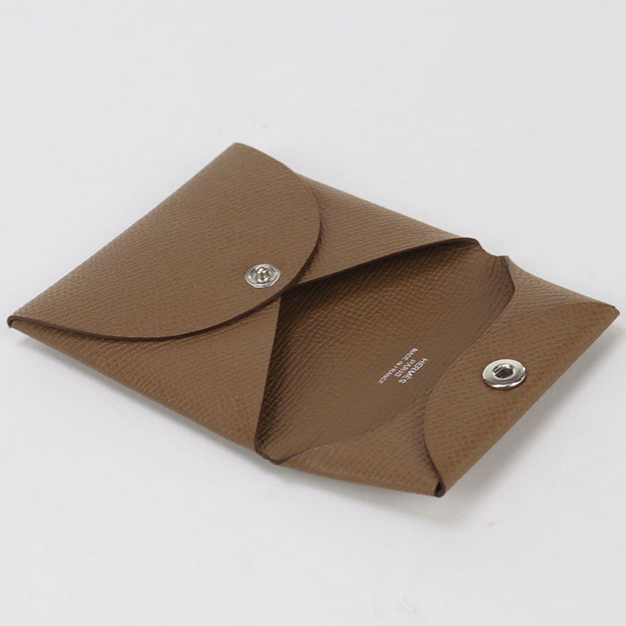 Coin Purse Bastia Coin Pocket Epsom Women(Unisex) Brown Travel Bag