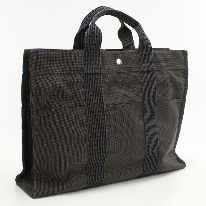 Hermes Her Line Mm Tote Bag Unisex Canvas Gray