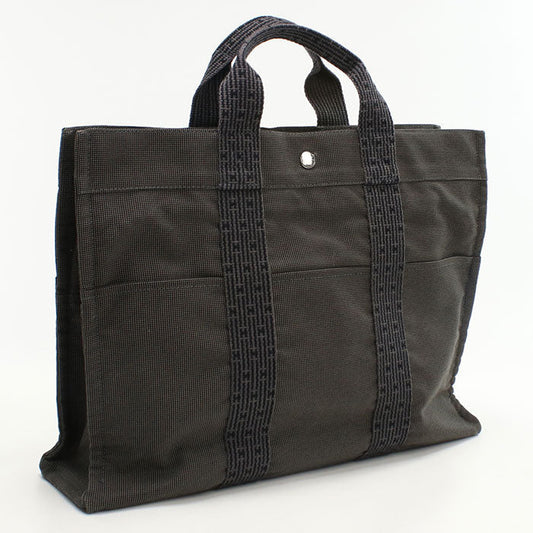 Hermes Her Line Mm Tote Bag Unisex Canvas Gray
