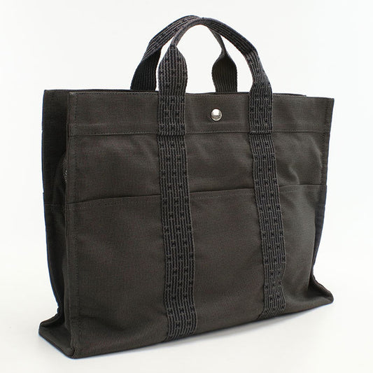 Hermes Her Line Mm Tote Bag Unisex Canvas Gray Usdhe99372011