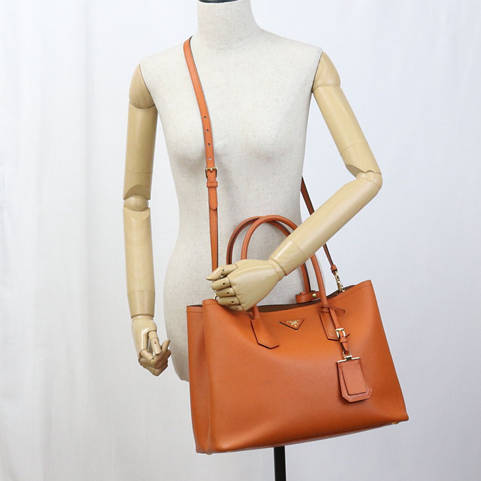 Tote Bag Safiano Quiel Waytote Bag Orange Leather