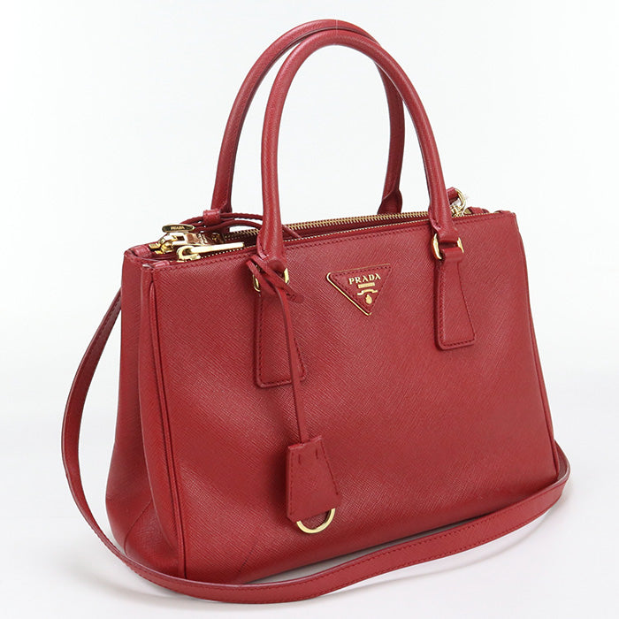 Bag Galleria Tote Bag Shoulder Bag Women Leather Red