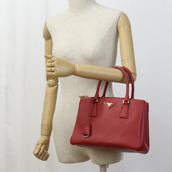 Bag Galleria Tote Bag Shoulder Bag Women Leather Red