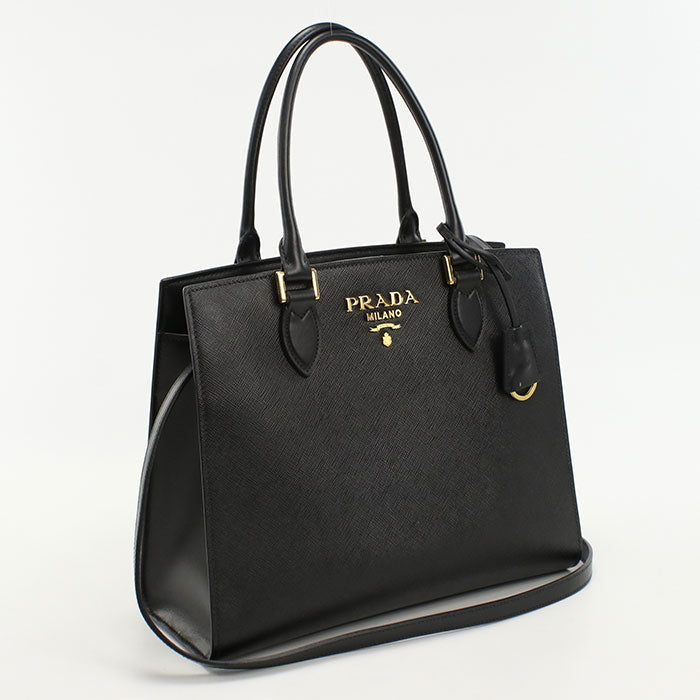 Way Handbag Shoulder Bag Saffiano Women Leather Black