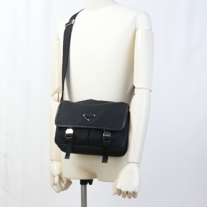 Shoulder Bag Safiano Messenger Bag Mens Leather Nylon