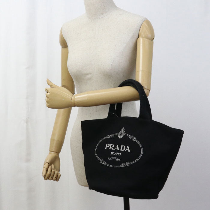 Way Canapa Tote Bag Women Canvas Black