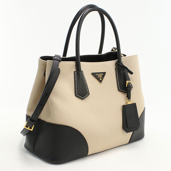 Way Canapa Tote Bag Women Canvas Beige