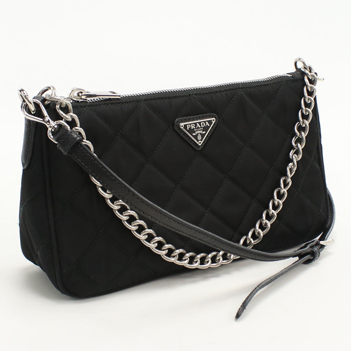 Shoulder Bag Quilting Wayshoulder Bag Women Nylon Black