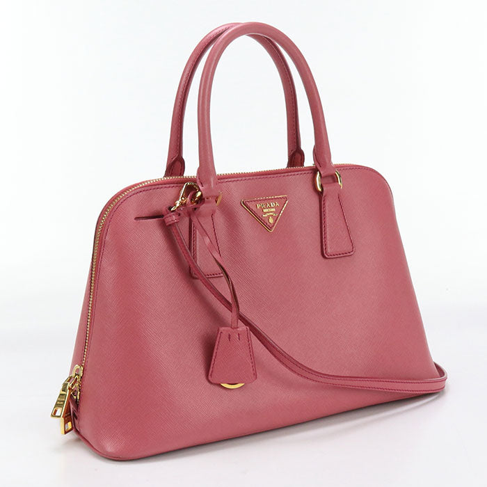 Nzv Way Safiano Handbag Women Leather Pink Travel Bag