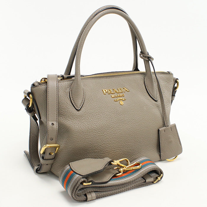 Viterodino Way Handbag Gray Women Leather Travel Bag