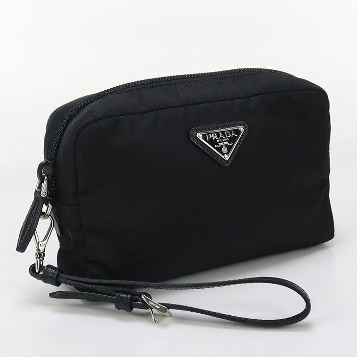 Pouch Women Handbag Nylon Black Travel Bag