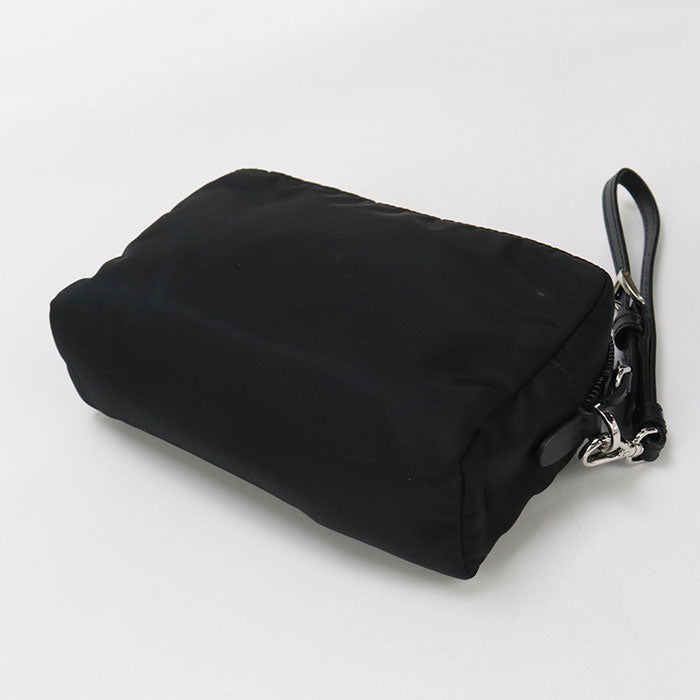 Pouch Women Handbag Nylon Black Travel Bag