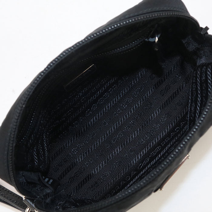 Pouch Women Handbag Nylon Black Travel Bag