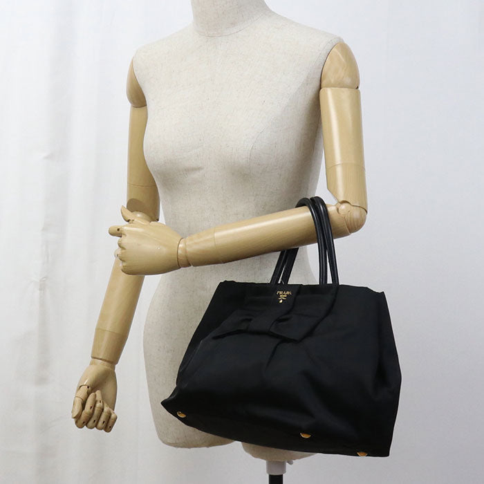 Tote Bag Women Nylon Black