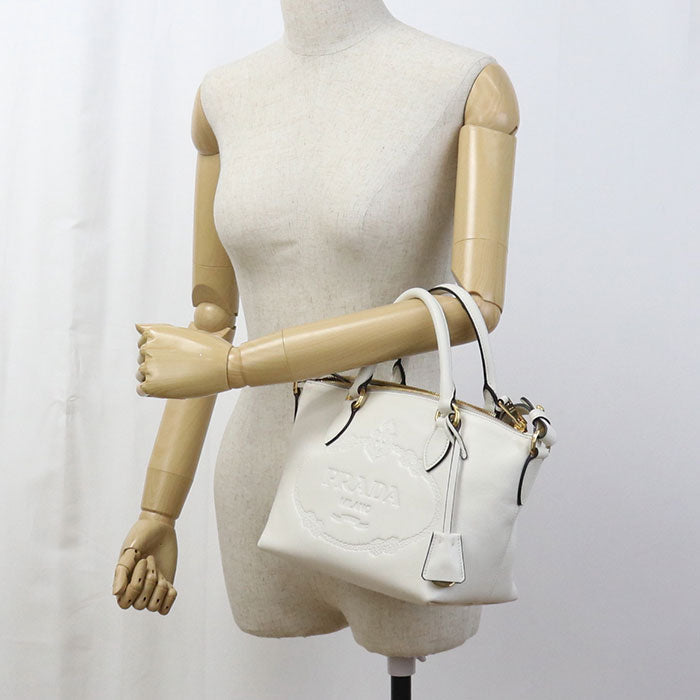 Ebj Way Handbag Women Leather White Travel Bag
