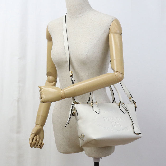 Ebj Way Handbag Women Leather White Travel Bag